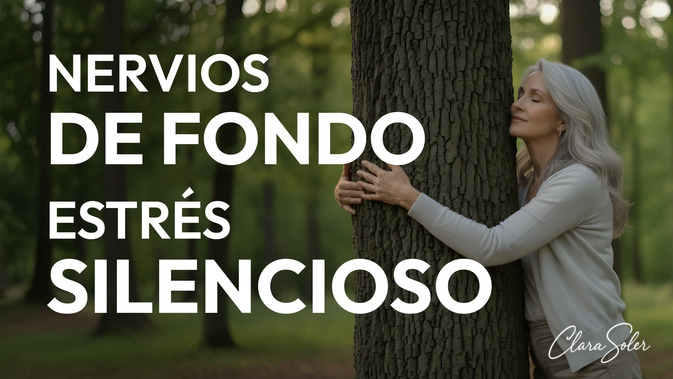 Personas meditando para aliviar nervios de fondo y estrés silencioso.
