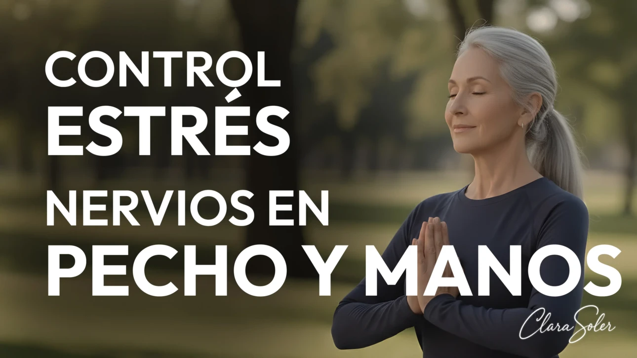 Meditación guiada para aliviar nervios en manos y pecho.