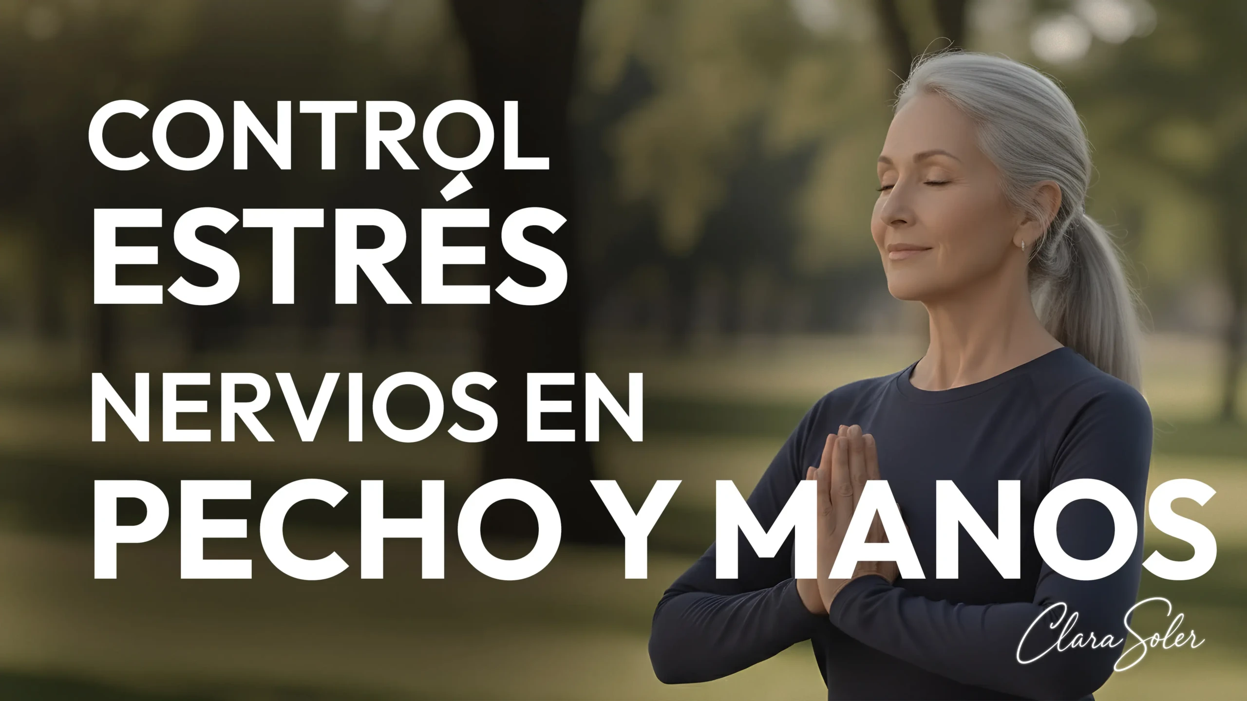 Meditación guiada para aliviar nervios en manos y pecho.