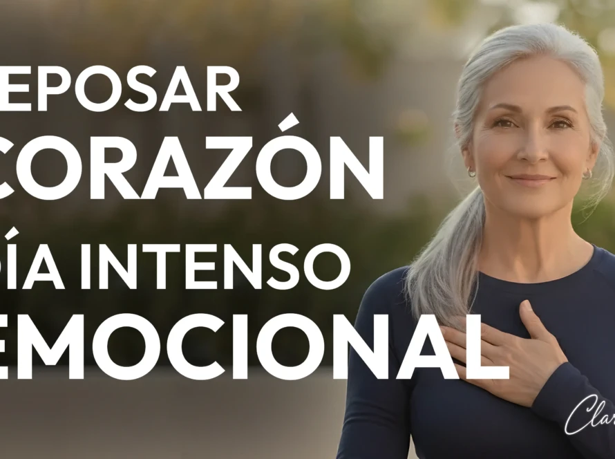 Meditación corazón reposar día intenso