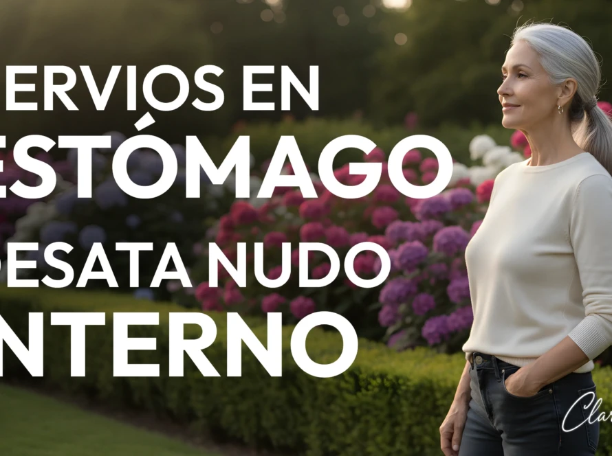 Persona meditando para liberar el nudo en el estómago