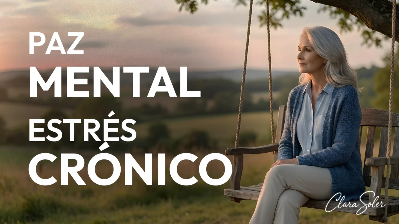 Meditación para la limpieza de estrés crónico en un entorno natural.