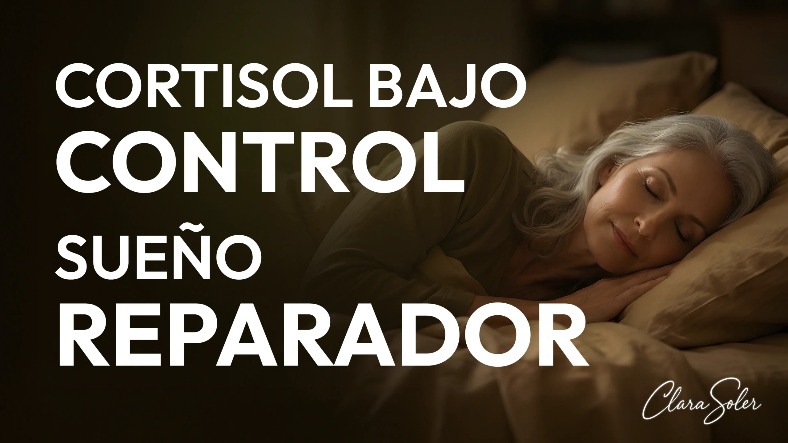 Meditación para controlar el cortisol y dormir profundo.