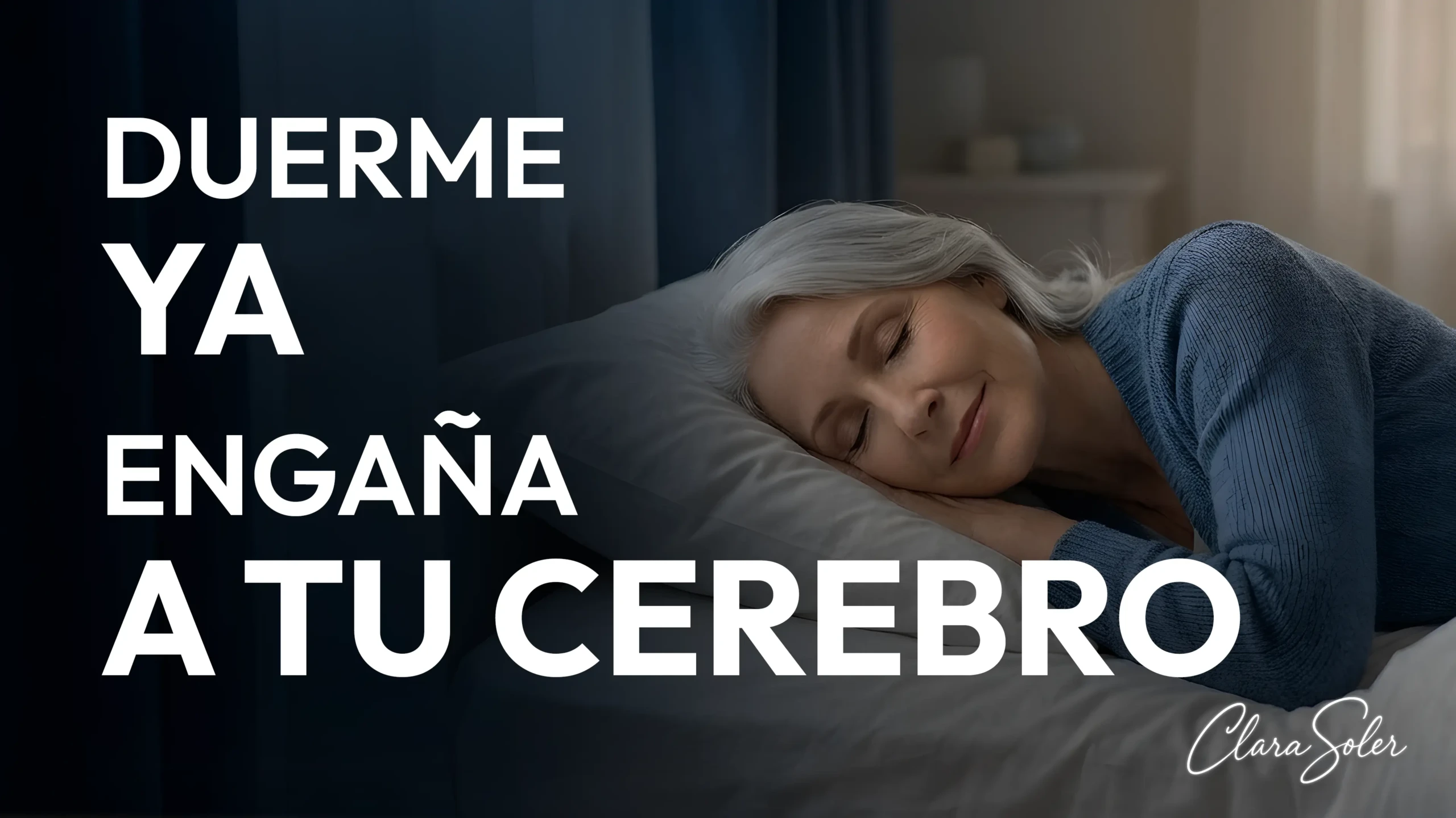 Imagen de descanso profundo inducido por meditación de melatonina