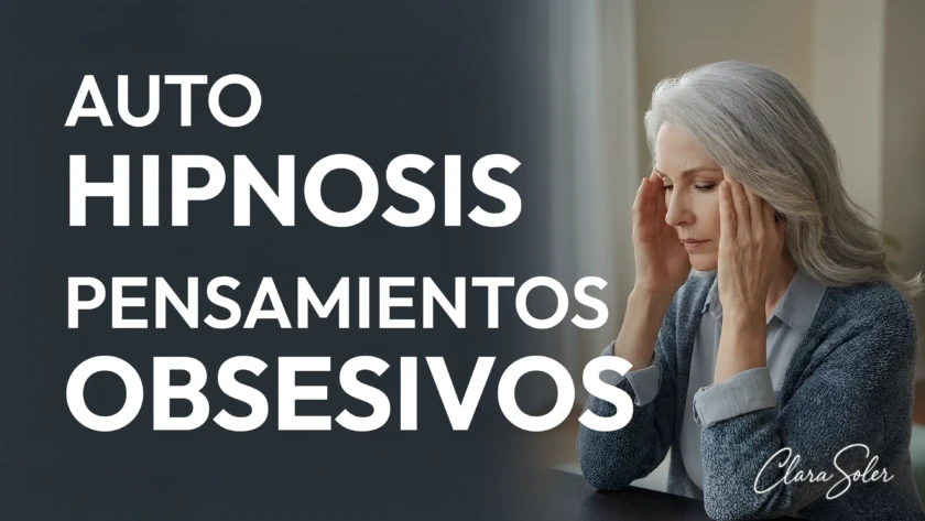 Visualiza pensamientos obsesivos calmados a través de la hipnosis