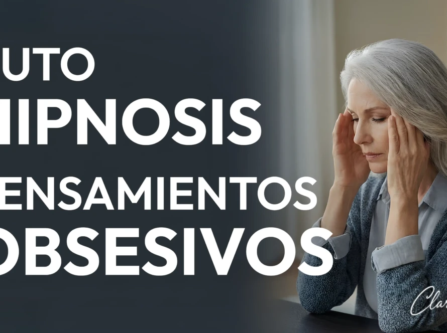Visualiza pensamientos obsesivos calmados a través de la hipnosis
